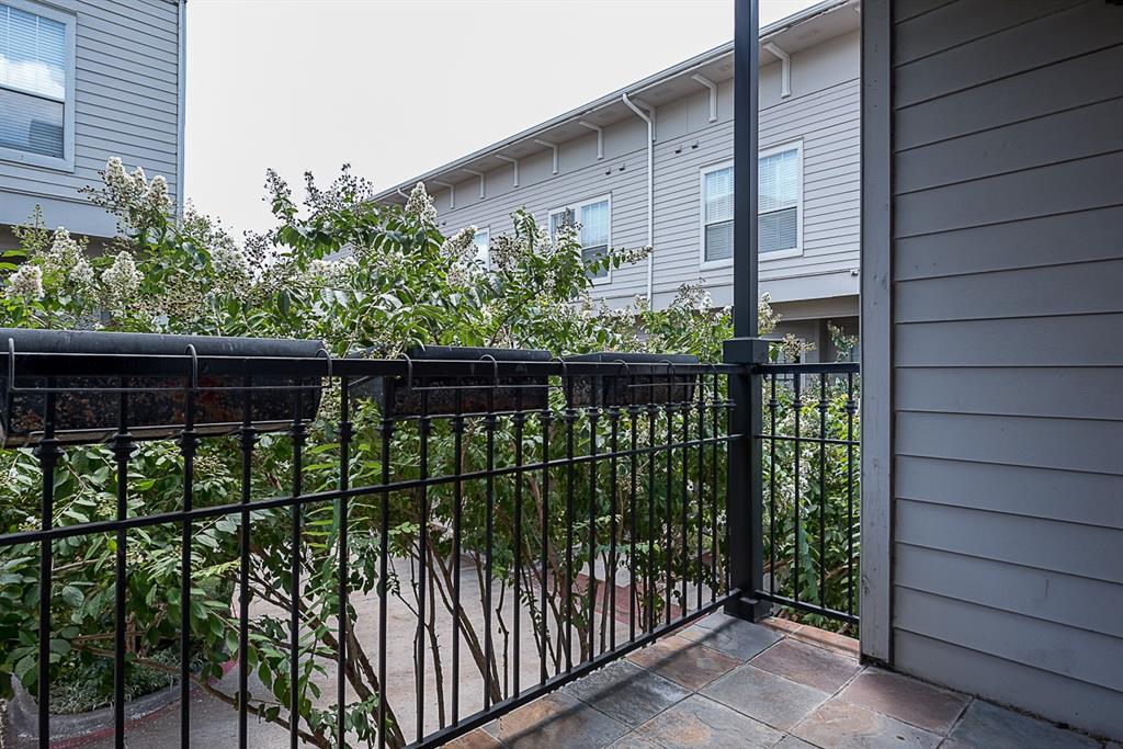 2902 State Street, Unit 1 Dallas, TX 75204 - Photo 14 of 24 a view of a balcony with an outdoor space