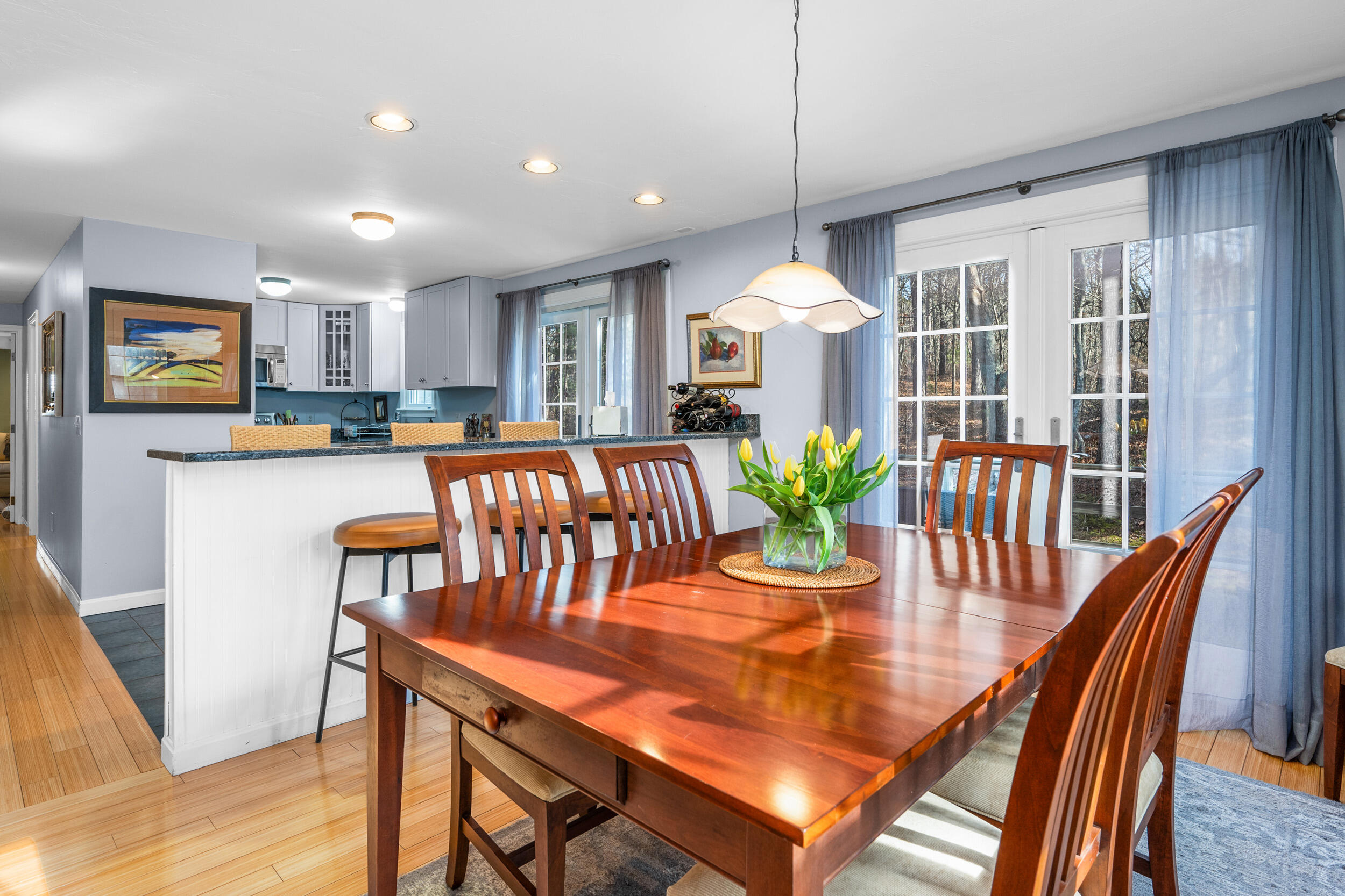 17 Briar Patch Road Osterville, MA 02655 - Photo 11 of 30 a view of a dining room with furniture window and wooden floor