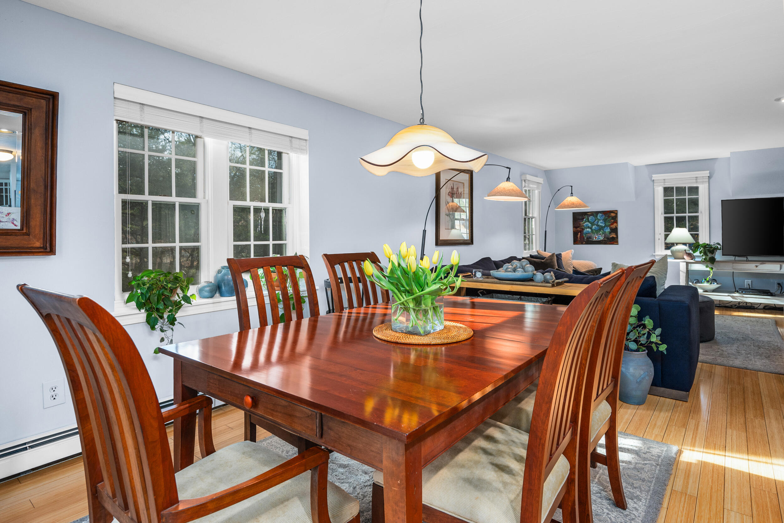 17 Briar Patch Road Osterville, MA 02655 - Photo 13 of 30 a dining room with furniture a chandelier and window