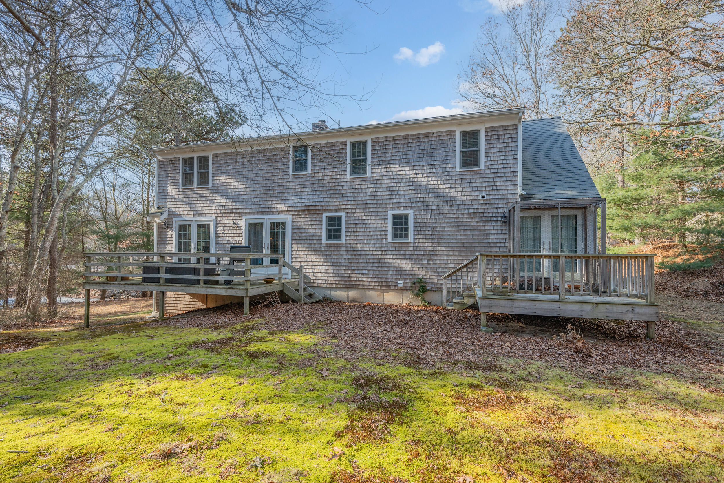 17 Briar Patch Road Osterville, MA 02655 - Photo 26 of 30 a view of a house with swimming pool and sitting area
