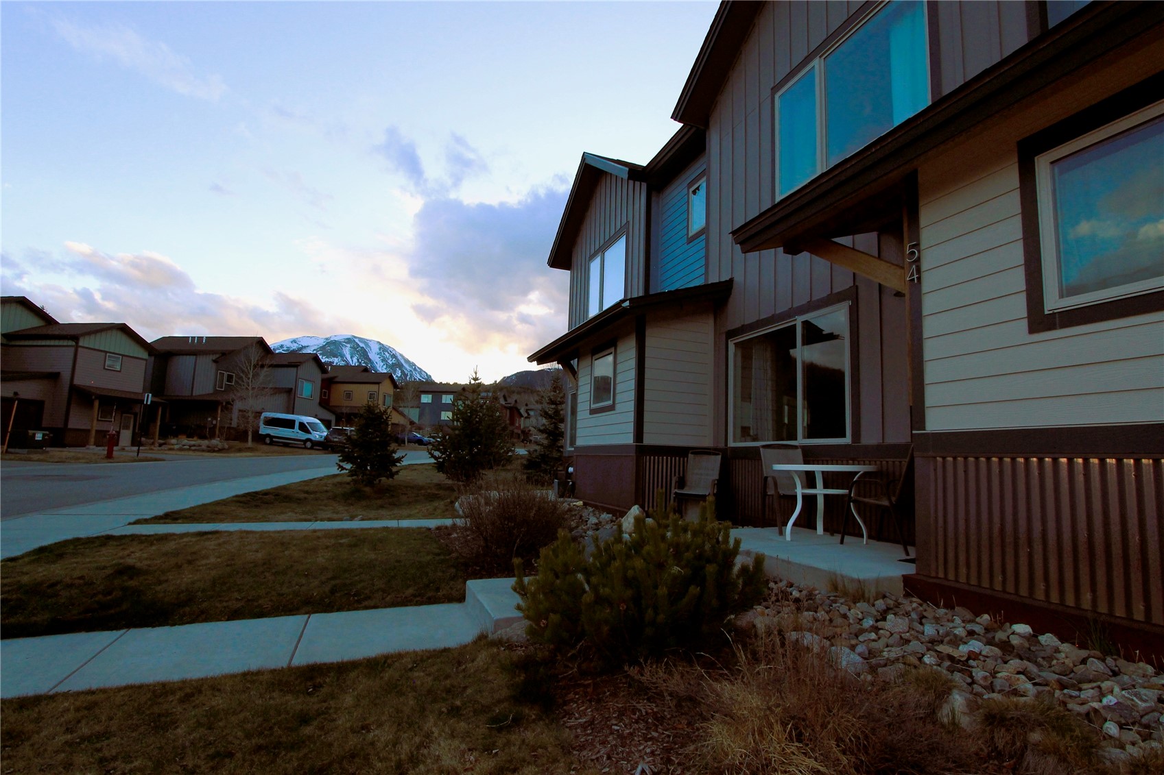54 Haymaker Street, Unit 54 Silverthorne, CO 80498 - Photo 8 of 21 a street view along with residential houses