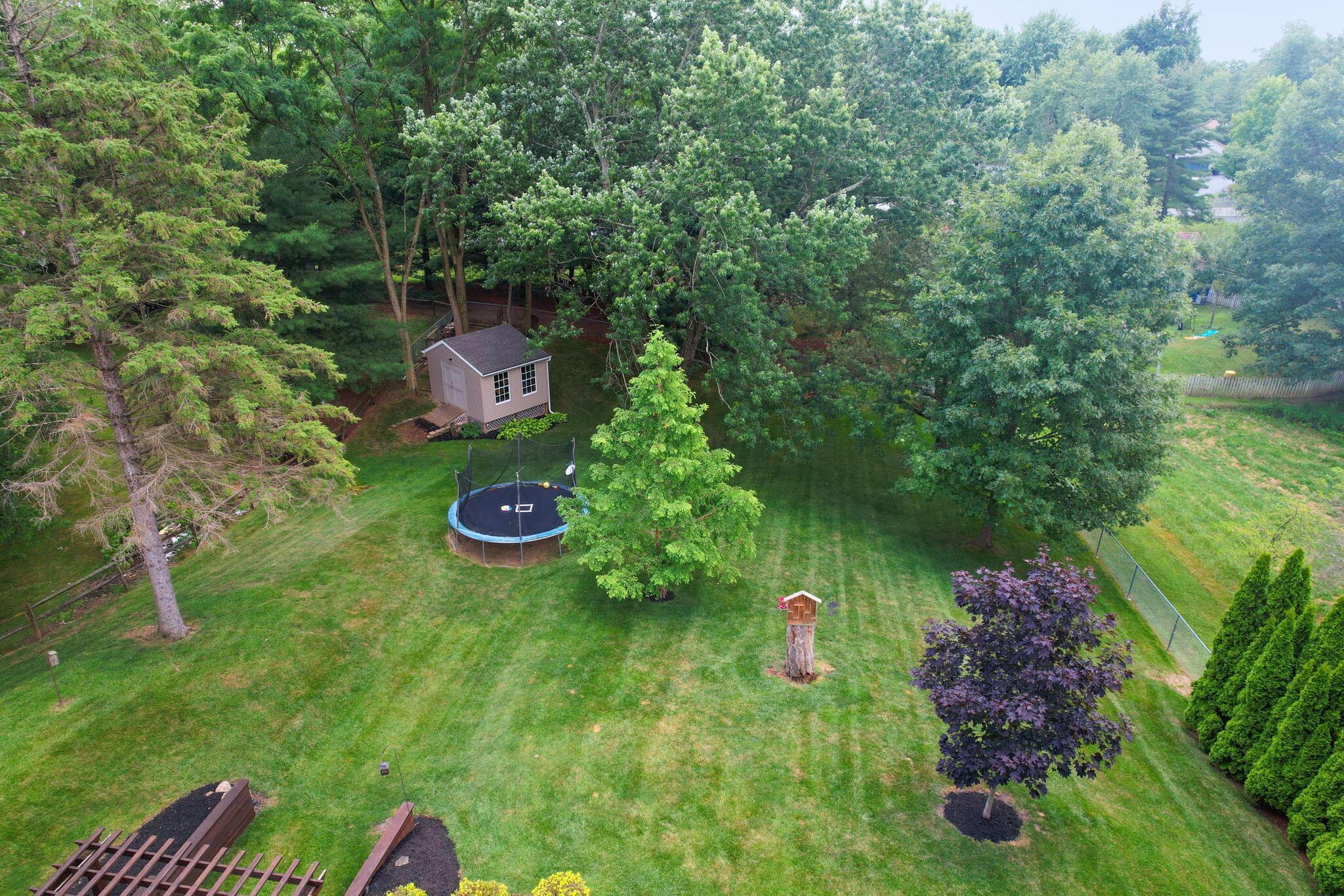 227 Middle Ground Road Southwest Pataskala, OH 43062 - Photo 75 of 83 Backyard w/mature trees