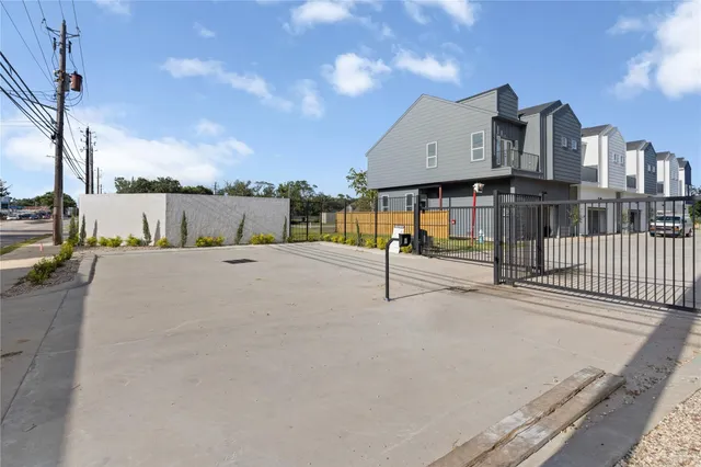 a view of a street in front of house