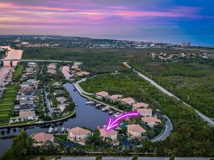 a view of a city and lake