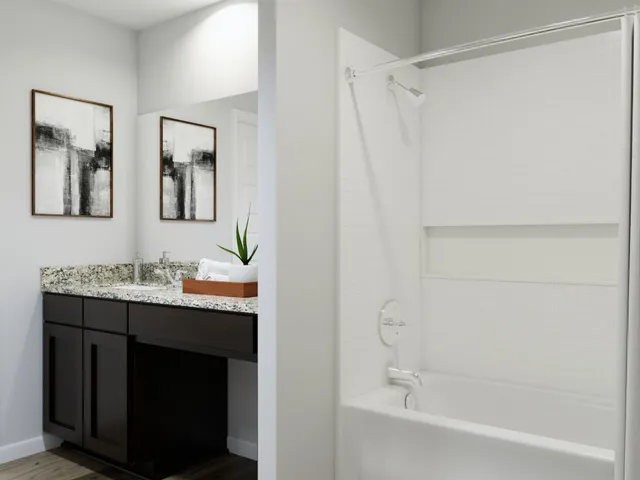 a view of a lake with outdoor space