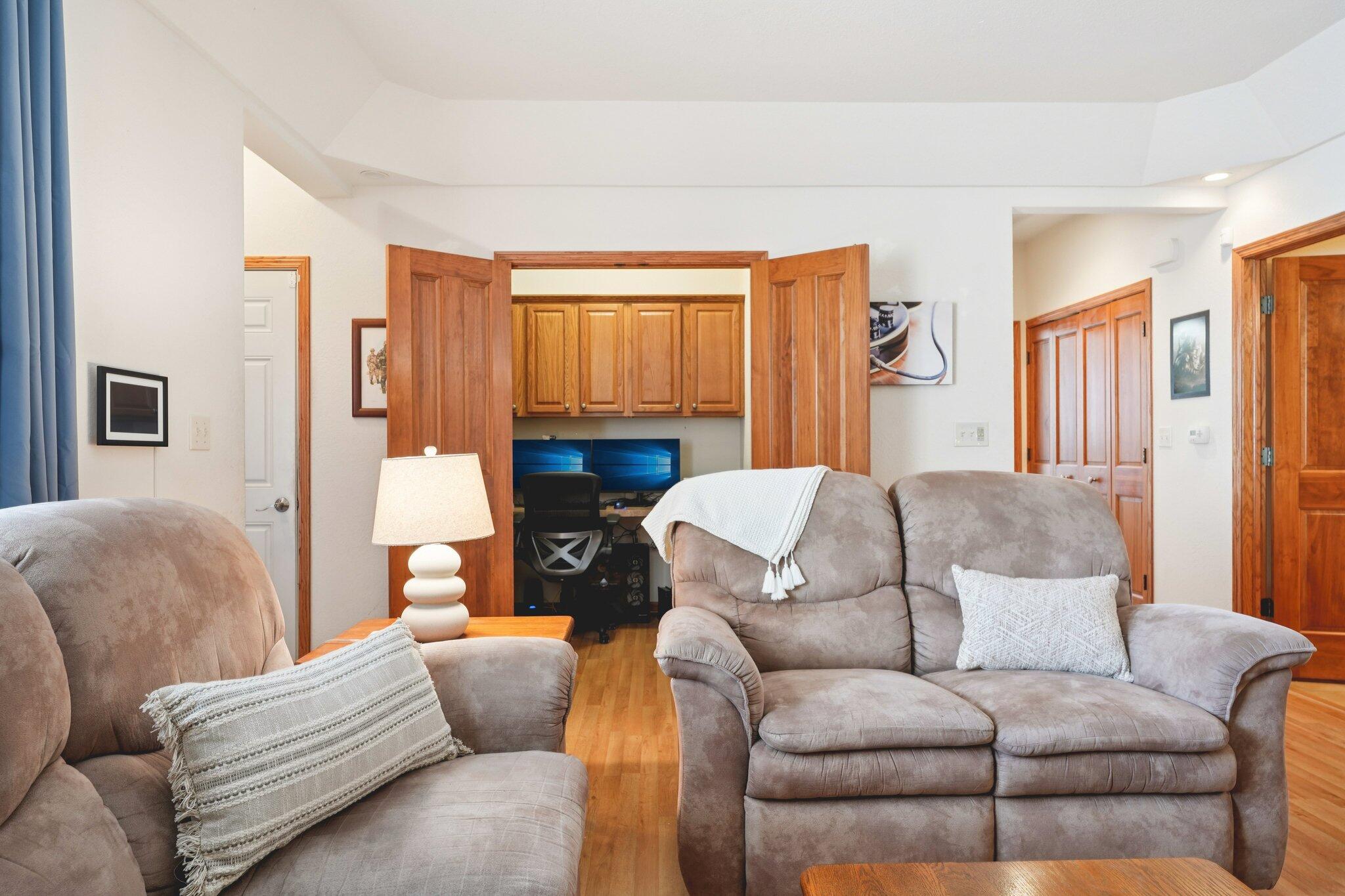 1620 Grey Fox Trail, Unit D Mukwonago, WI 53149 - Photo 21 of 35 Cozy Hidden Home Office!