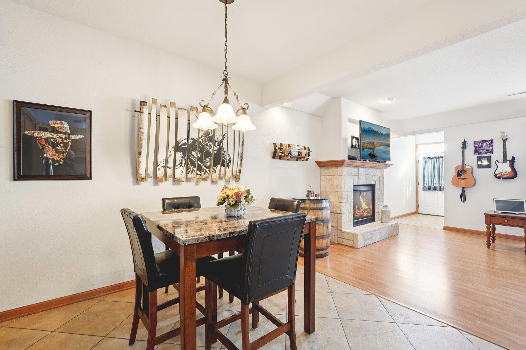 1620 Grey Fox Trail, Unit D Mukwonago, WI 53149 - Photo 30 of 35 Adjoins Kitchen, tiled floor, view to great room.