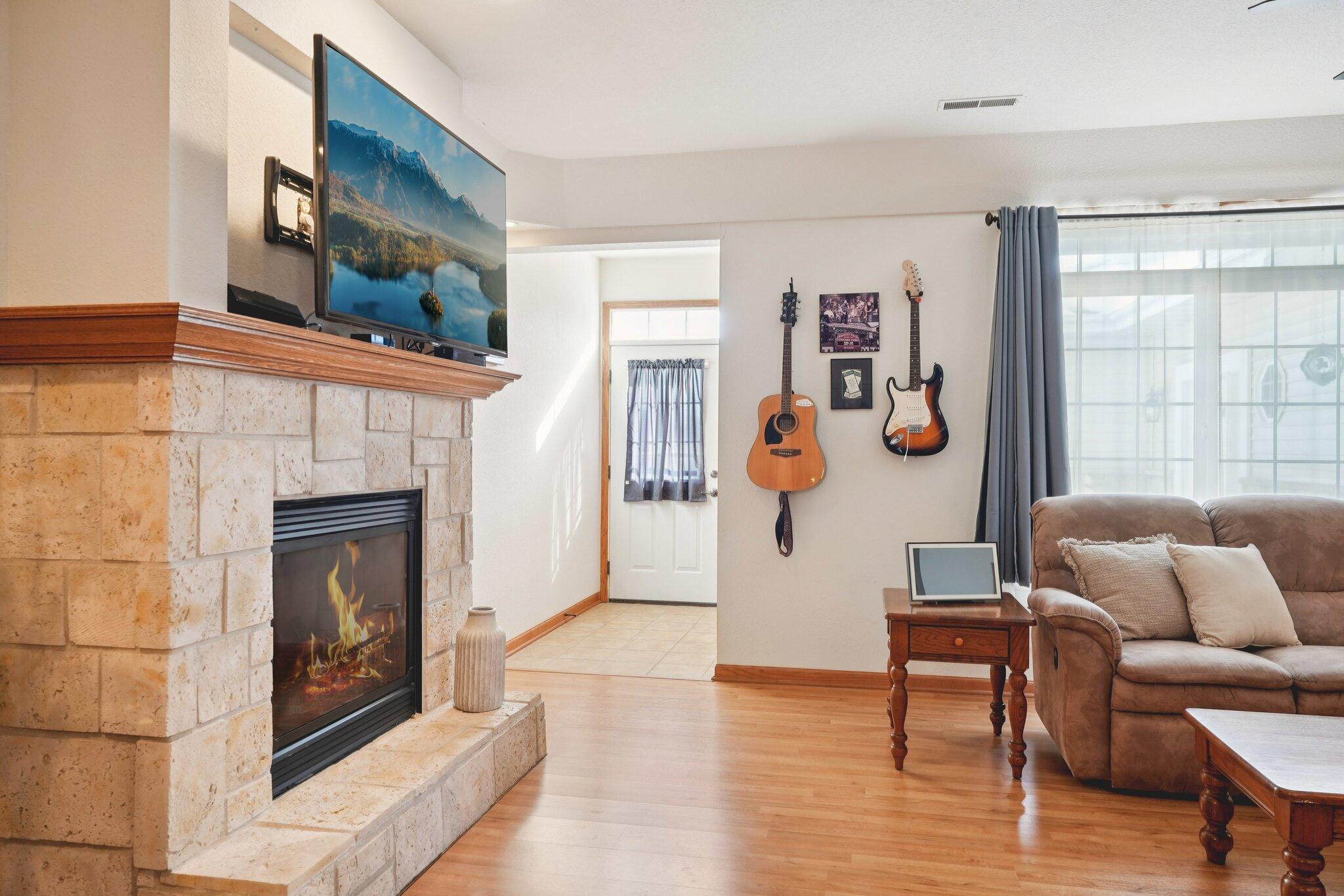 1620 Grey Fox Trail, Unit D Mukwonago, WI 53149 - Photo 4 of 35 Tiled Foyer & Guest Closet