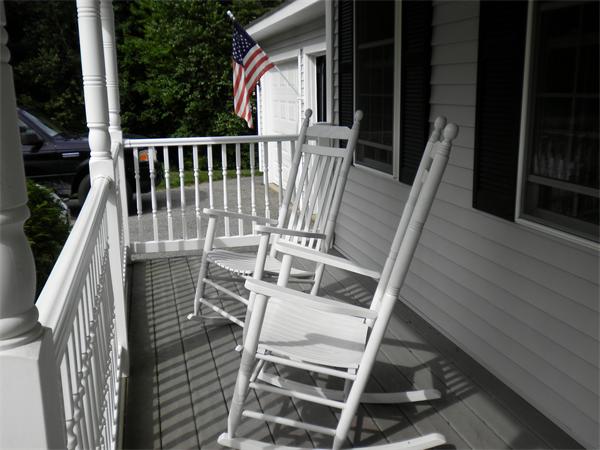 4 Fern Street Templeton, MA 01436 - Photo 24 of 30 a view of balcony with wooden floor and fence