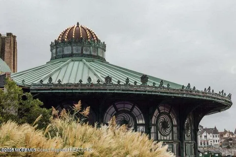 a view of a building with glass windows