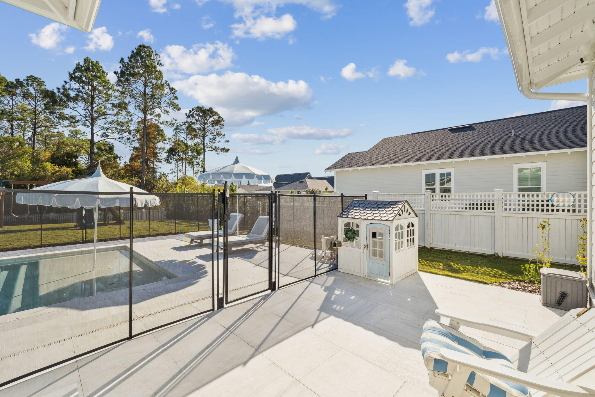 184 Sidecamp Rd Inlet Beach Inlet Beach, FL 32461 - Photo 11 of 48 a view of a terrace with chairs