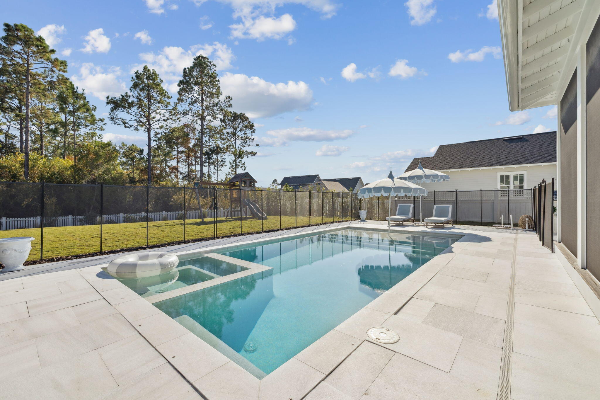184 Sidecamp Rd Inlet Beach Inlet Beach, FL 32461 - Photo 14 of 48 a view of swimming pool with seating space