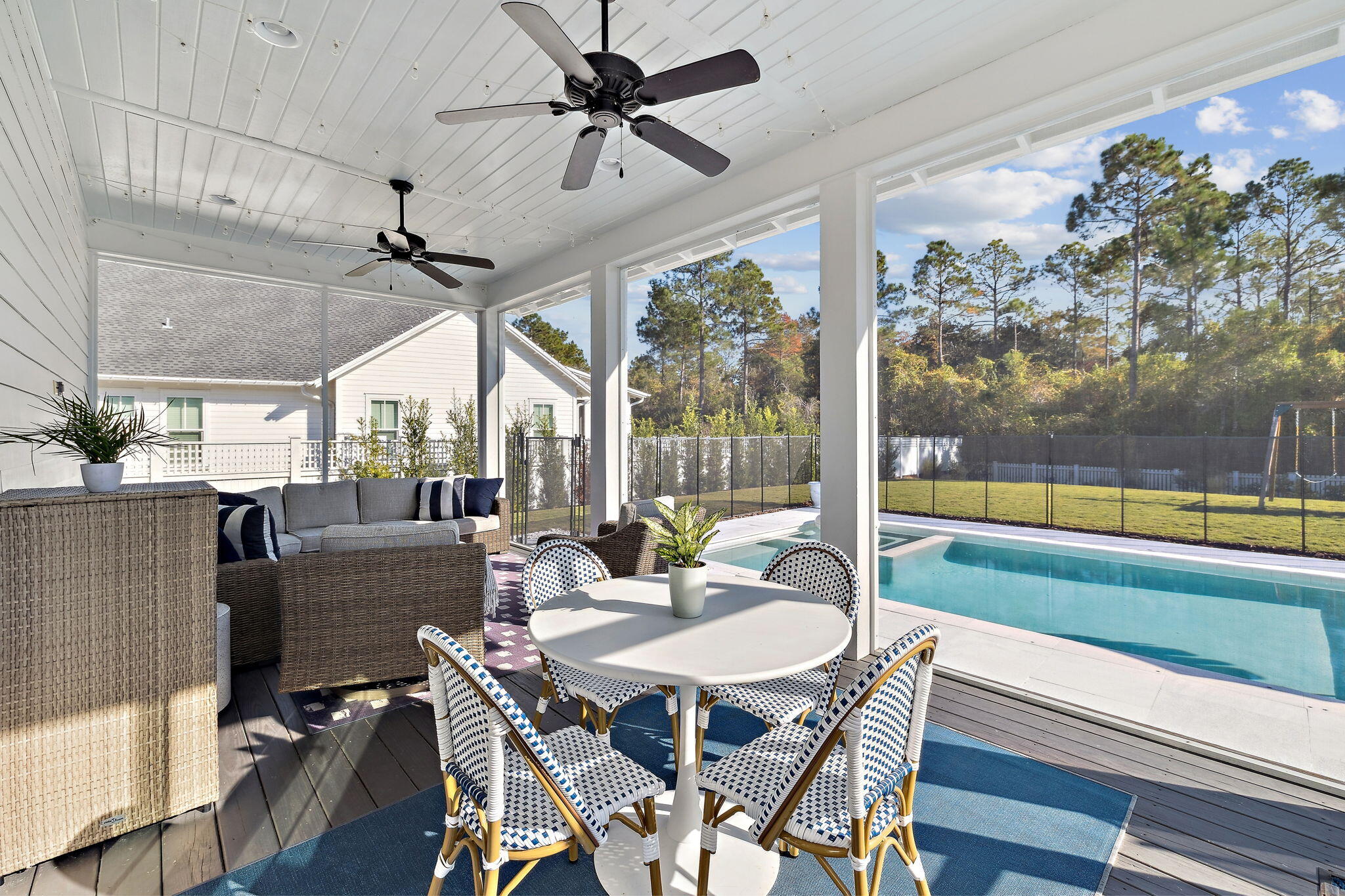 184 Sidecamp Rd Inlet Beach Inlet Beach, FL 32461 - Photo 16 of 48 a view of a dining room with furniture window and outside view