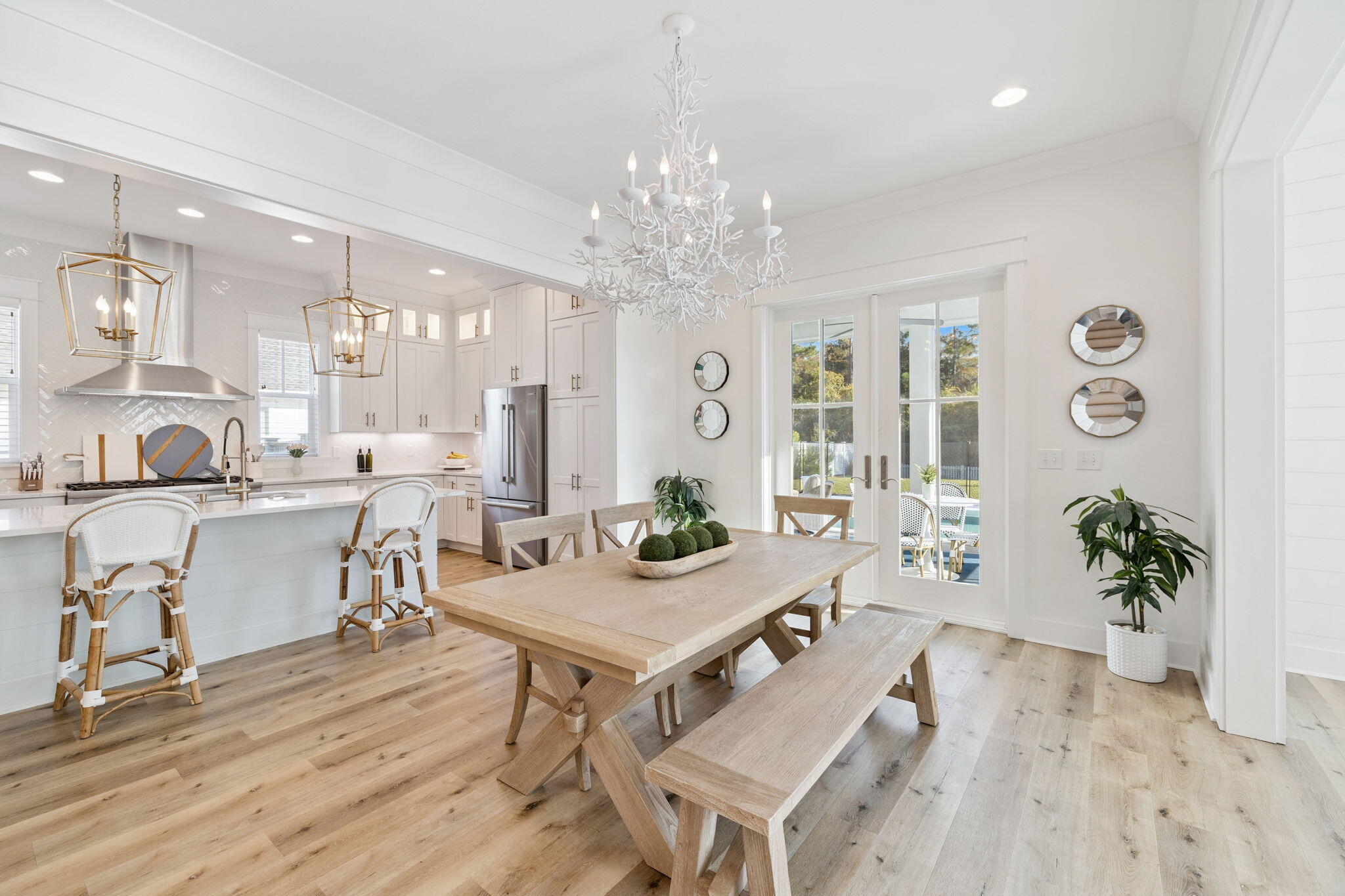 184 Sidecamp Rd Inlet Beach Inlet Beach, FL 32461 - Photo 26 of 48 a view of a dining room with furniture window and wooden floor