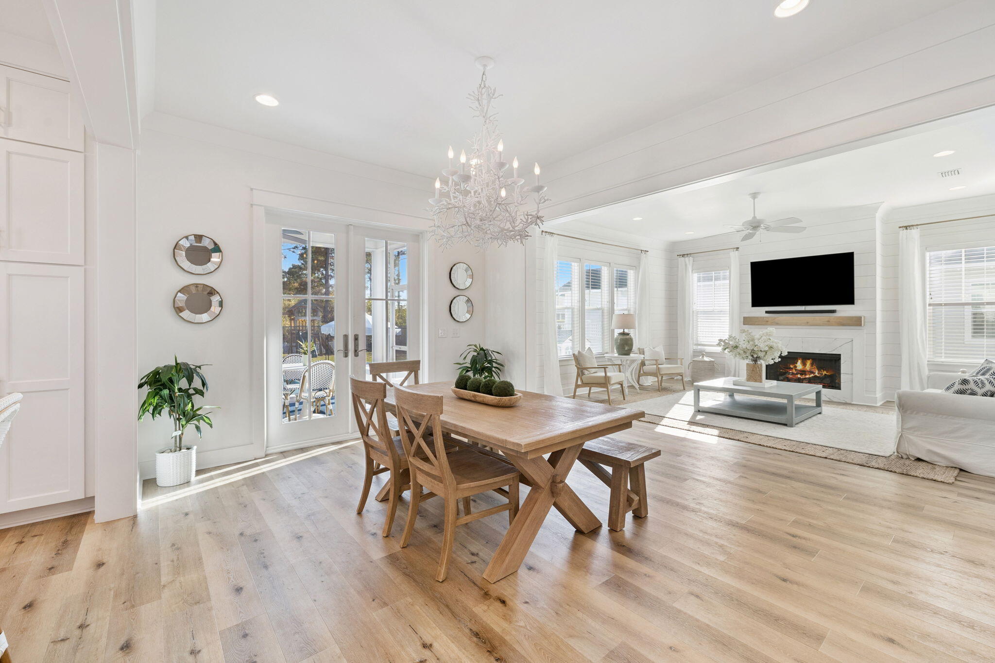 184 Sidecamp Rd Inlet Beach Inlet Beach, FL 32461 - Photo 27 of 48 a view of a dining room with furniture window and wooden floor
