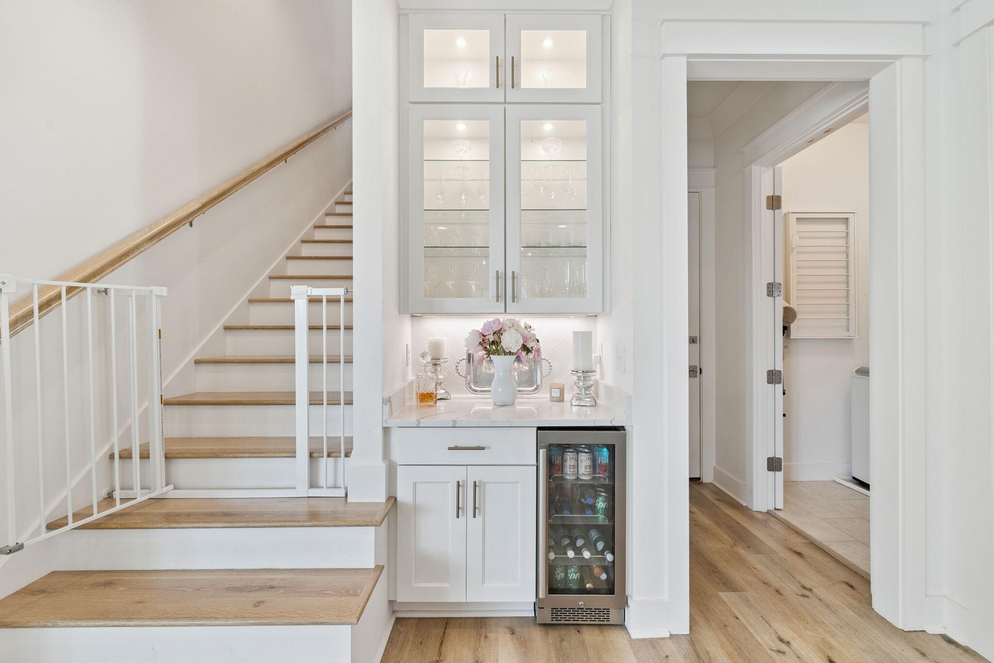 184 Sidecamp Rd Inlet Beach Inlet Beach, FL 32461 - Photo 28 of 48 a view of front door with hallway and wooden floor