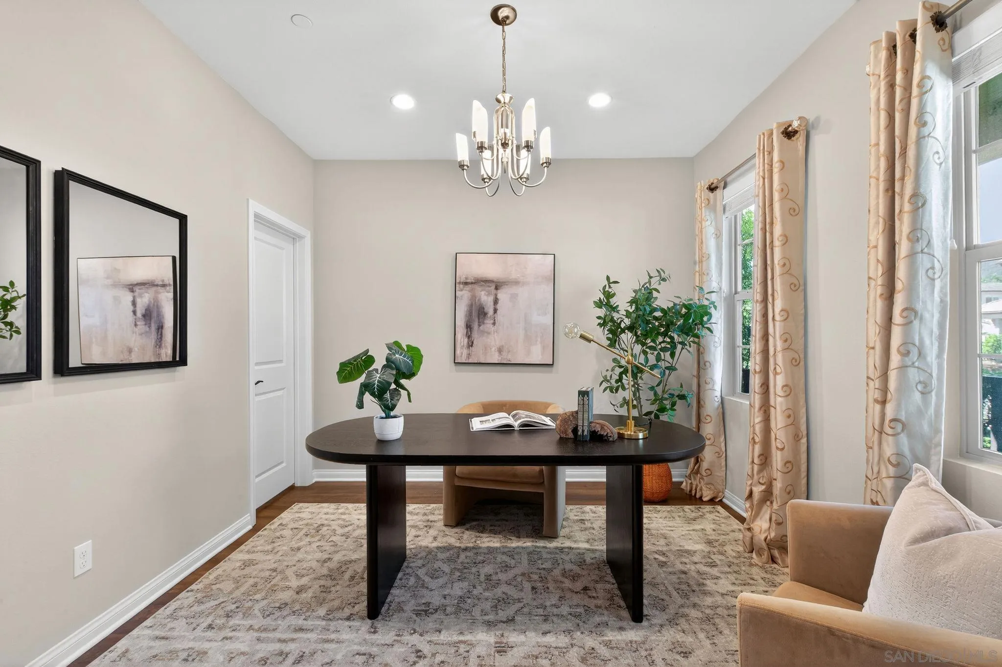 21421 Trail Ridge Drive Escondido, CA 92029 - Photo 3 of 42 Light and bright office welcomes you off the entry.