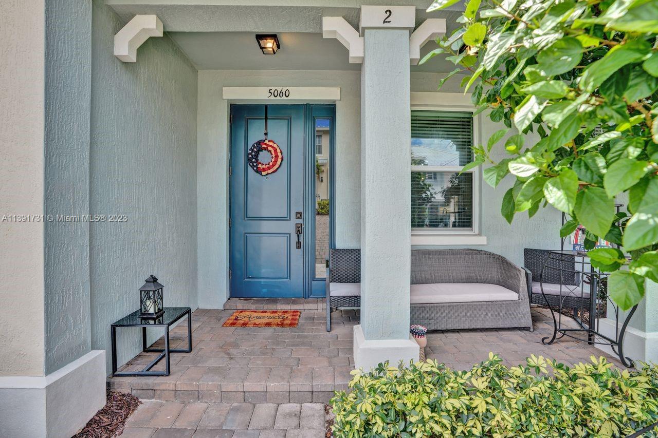 5060 Eucalyptus Drive, Unit 2 Hollywood, FL 33021 - Photo 3 of 56 a view of a entryway door of the house