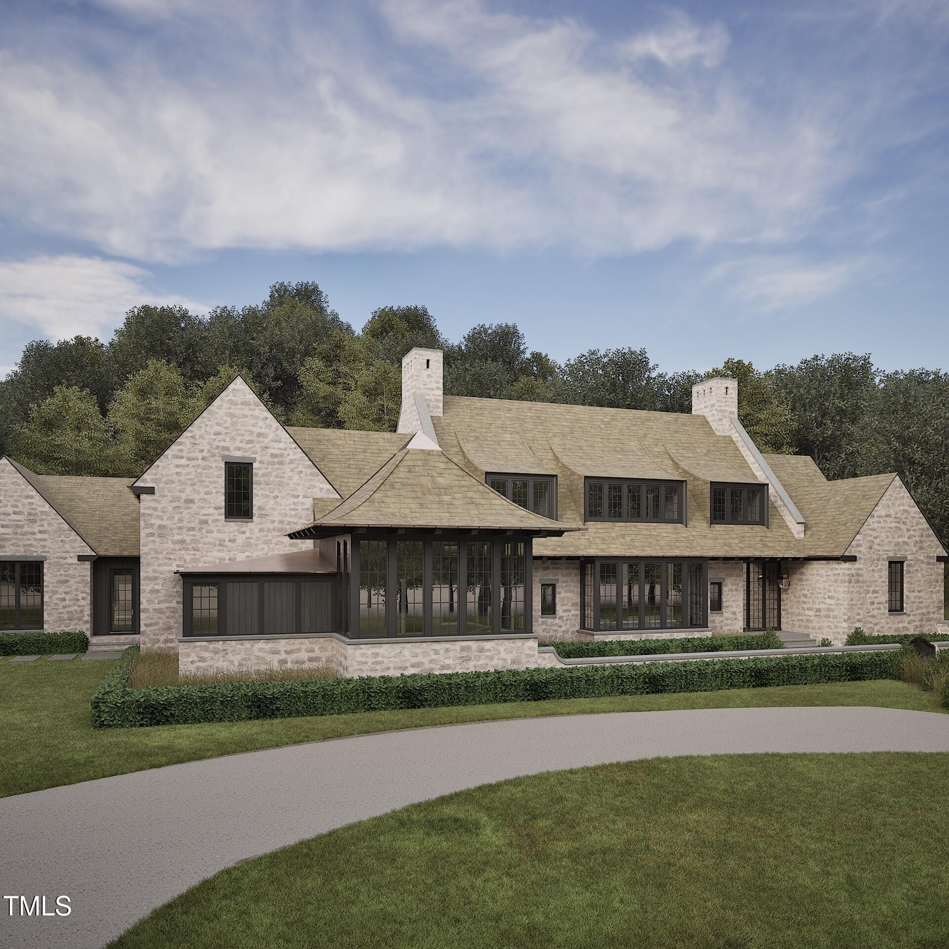 1208 Barcroft Place Raleigh, NC 27615 - Photo 4 of 5 a front view of a house with a garden