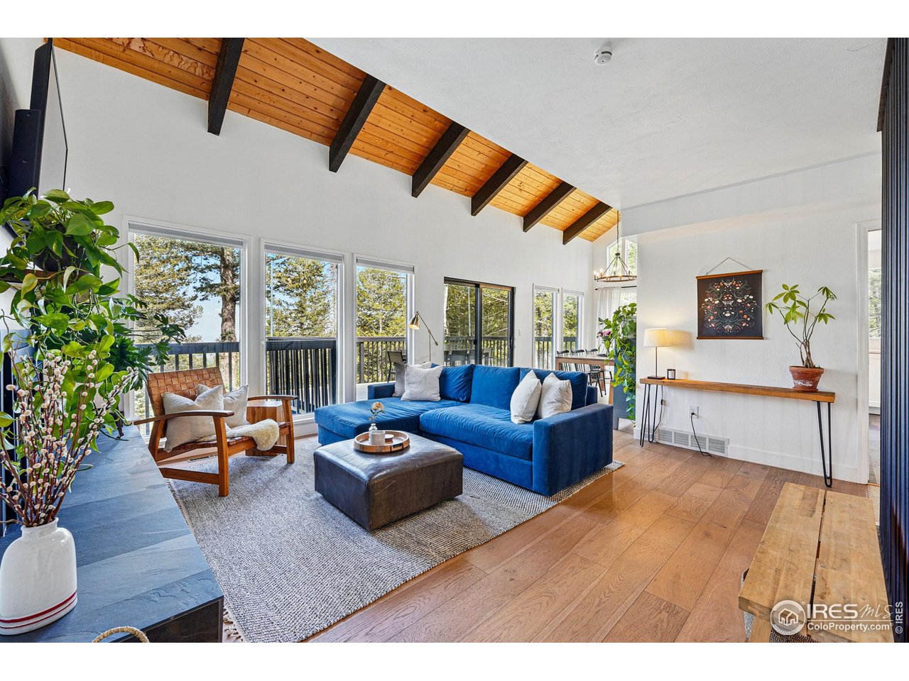 1750 Deer Trail Road Boulder, CO 80302 - Photo 5 of 50 a living room with furniture and a large window