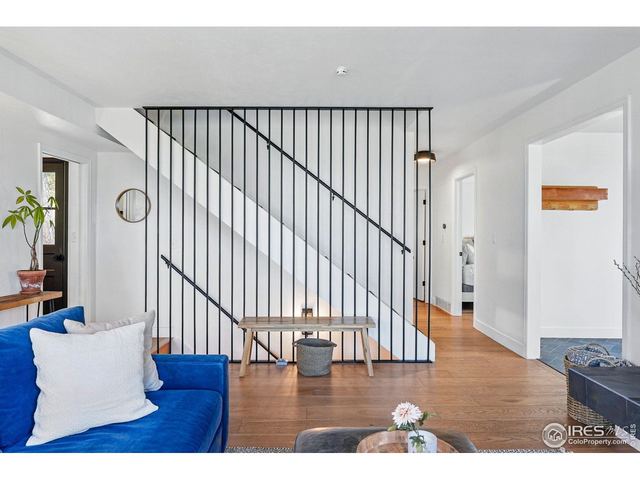 1750 Deer Trail Road Boulder, CO 80302 - Photo 10 of 50 a view of a living room and a window with wooden floor