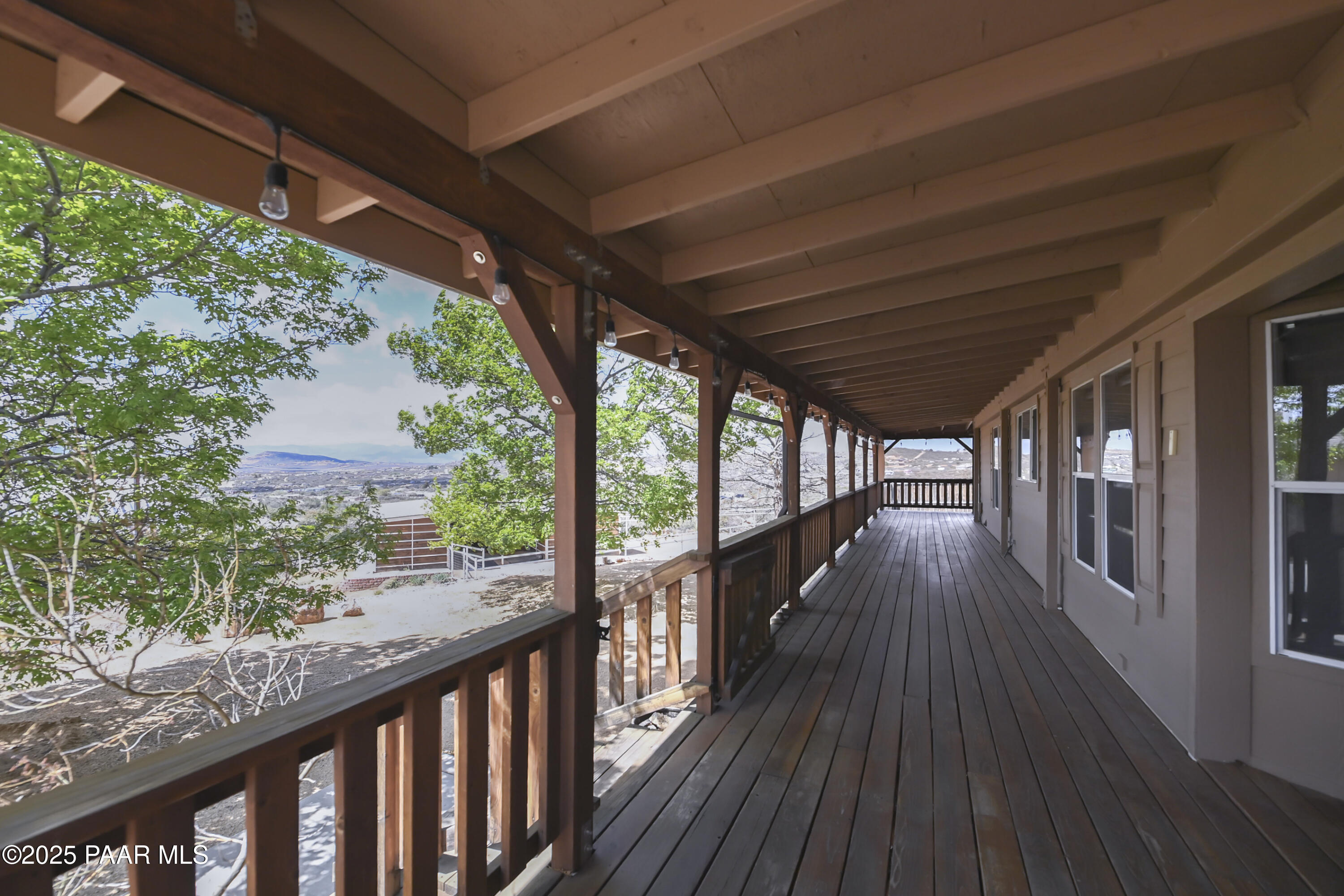 17985 East Hunters Lane Dewey, AZ 86327 - Photo 3 of 41 a view of a balcony with wooden floor
