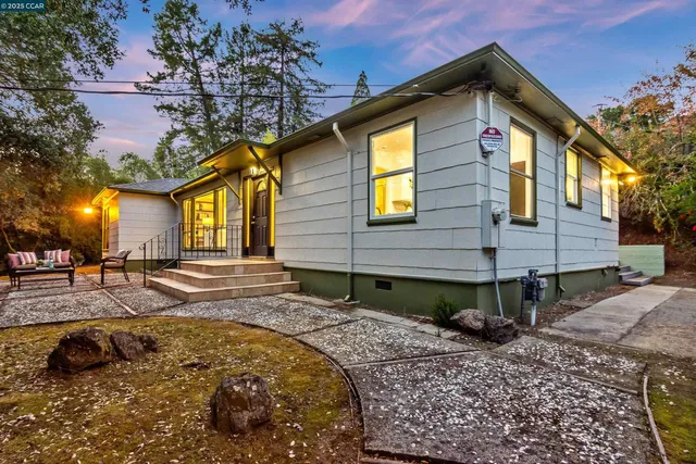 a outdoor space with chairs