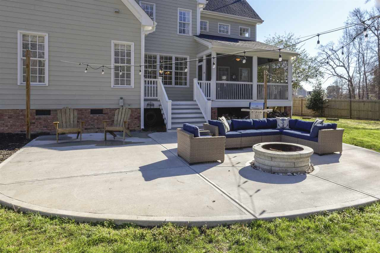 4500 Deer Stream Lane Raleigh, NC 27603 - Photo 25 of 30 Patio with Fire Pit