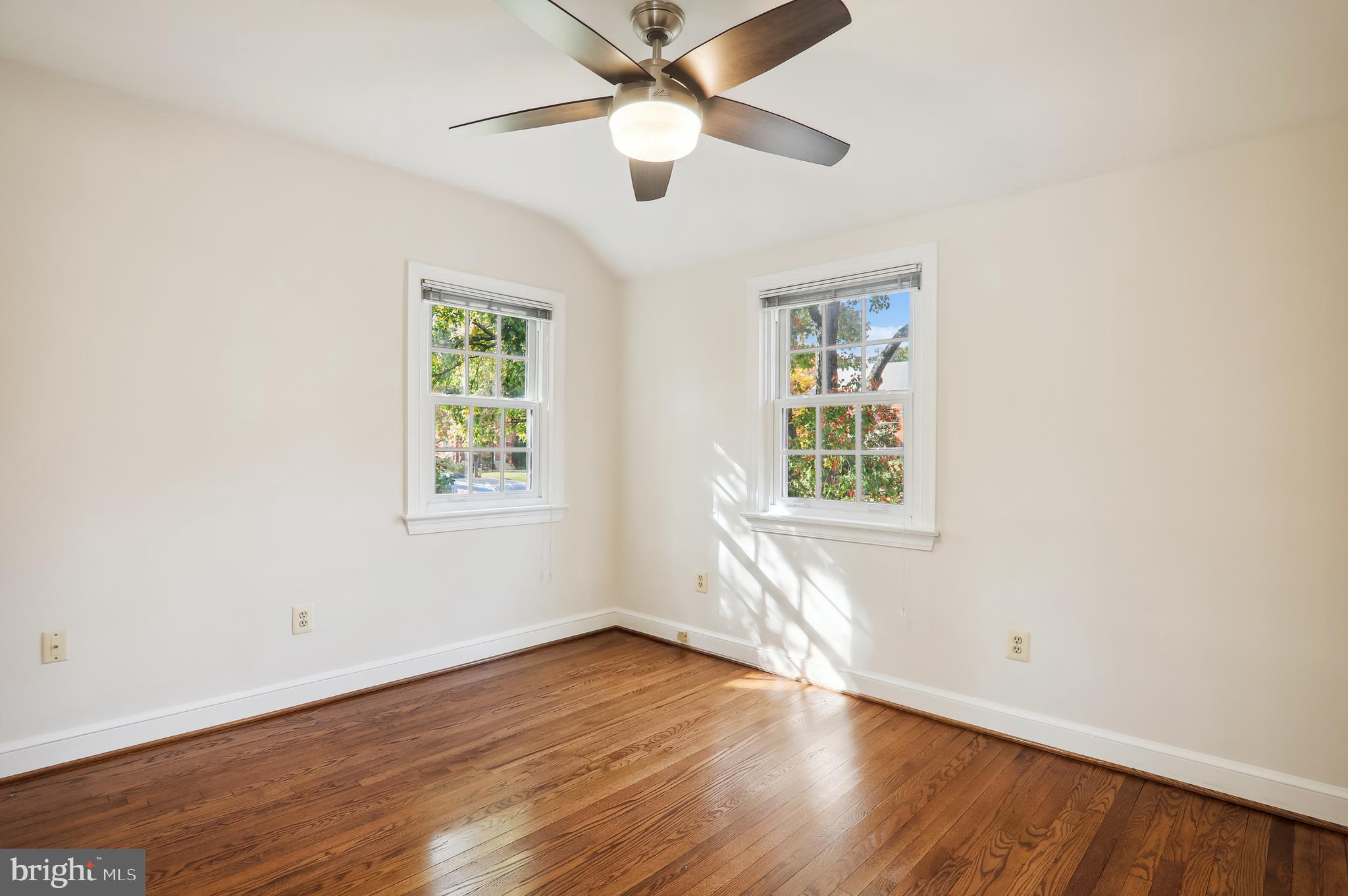 2116 Cascade Road Silver Spring, MD 20902 - Photo 25 of 53 Second Bedroom with New Modern Ceiling Fan