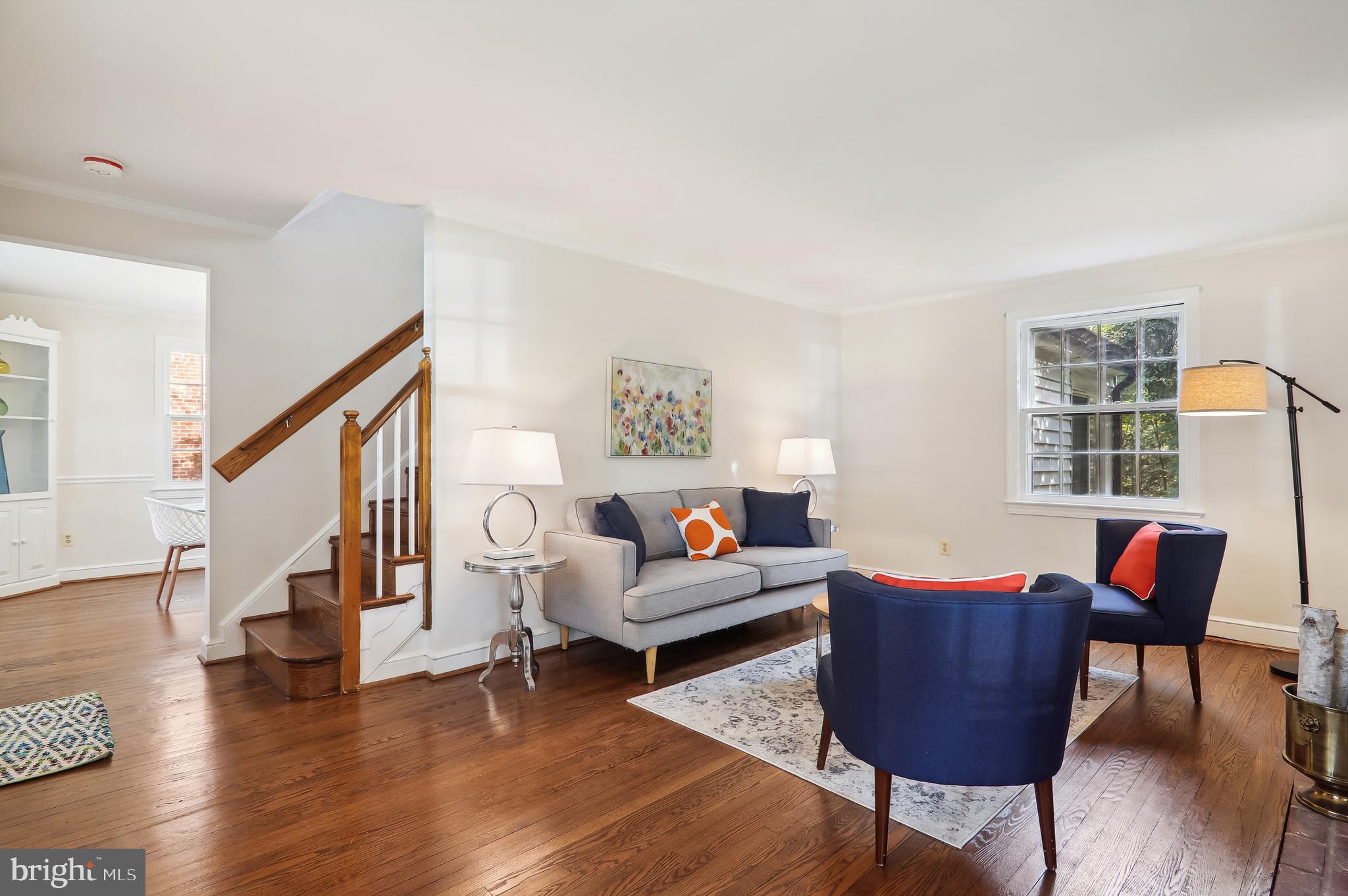 2116 Cascade Road Silver Spring, MD 20902 - Photo 6 of 53 Living Room Freshly Painted in Neutral Colors
