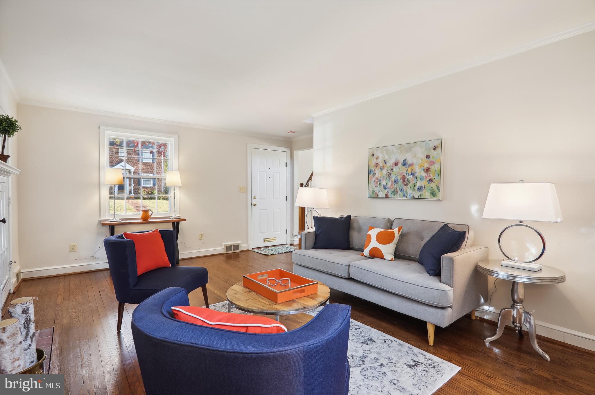 2116 Cascade Road Silver Spring, MD 20902 - Photo 7 of 53 Living Room with Newly Refinished Floors