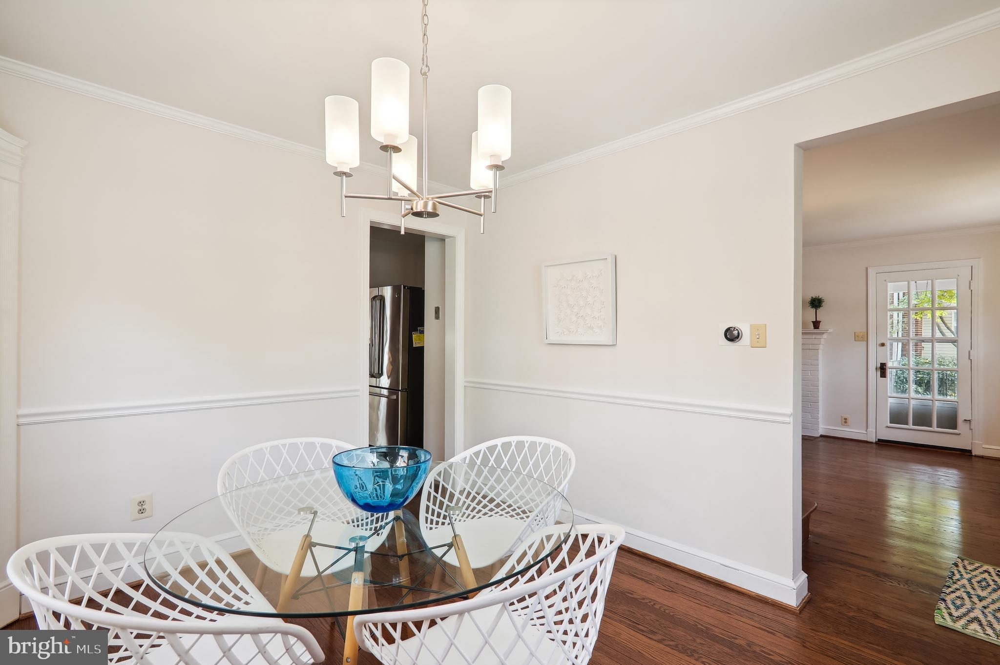 2116 Cascade Road Silver Spring, MD 20902 - Photo 10 of 53 Dining Room with New Modern Light Fixture