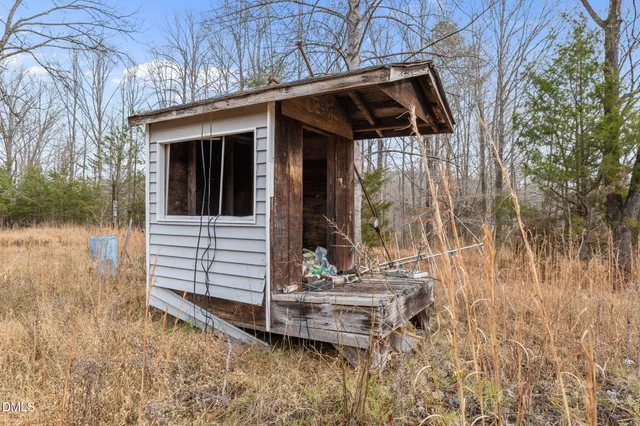 a backyard of a house