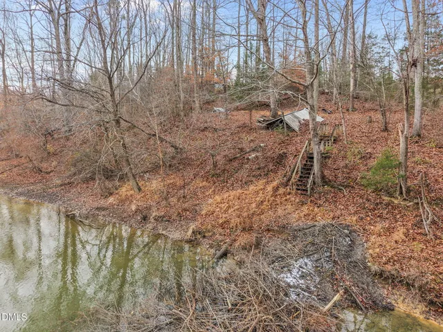 a backyard of a house