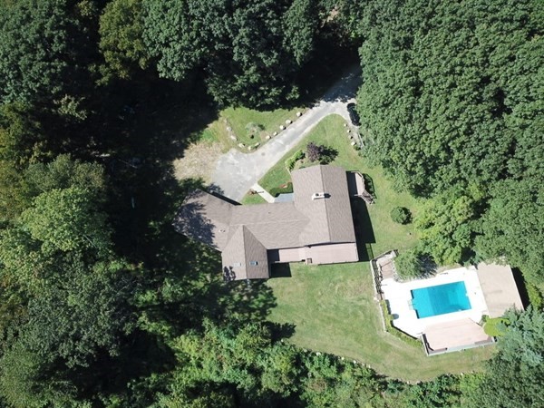 8 Birch Bluff Road Montgomery, MA 01085 - Photo 41 of 41 an aerial view of a house with a yard