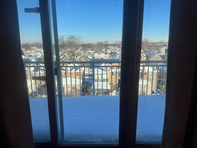 a bathroom with a mirror