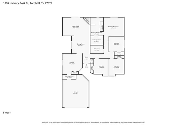 $1,890 | 1010 Hickory Post Court, Tomball, TX 77375