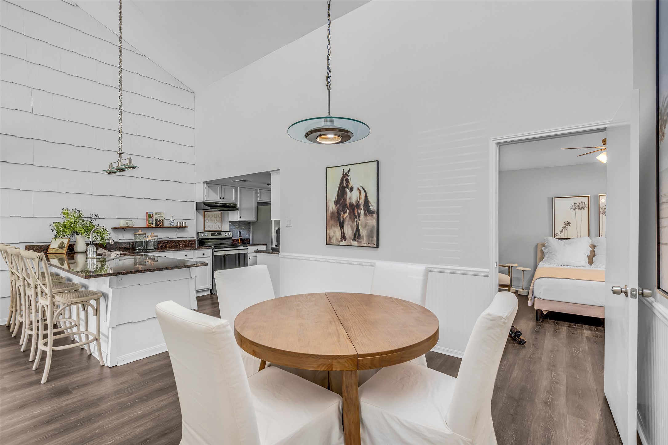 62 April Point Drive North Conroe, TX 77356 - Photo 17 of 25 a view of a dining room with furniture