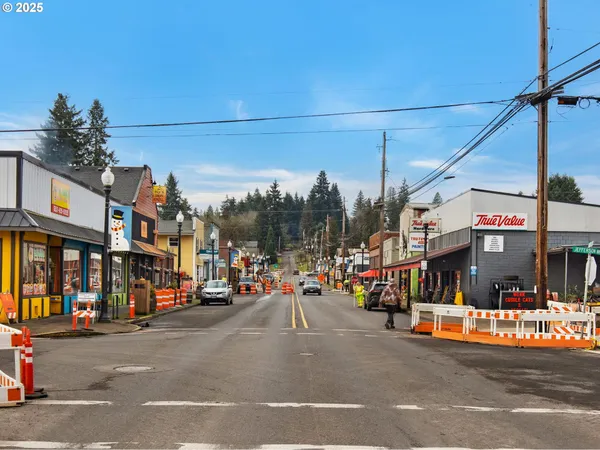 a view of street with cars