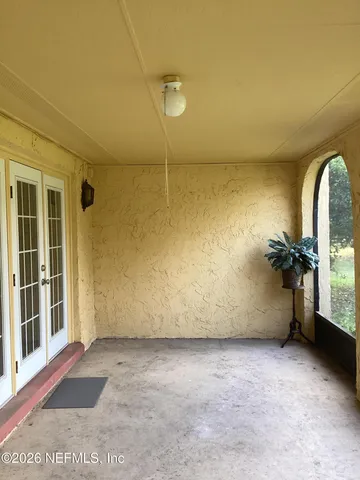 a view of a room with a sink