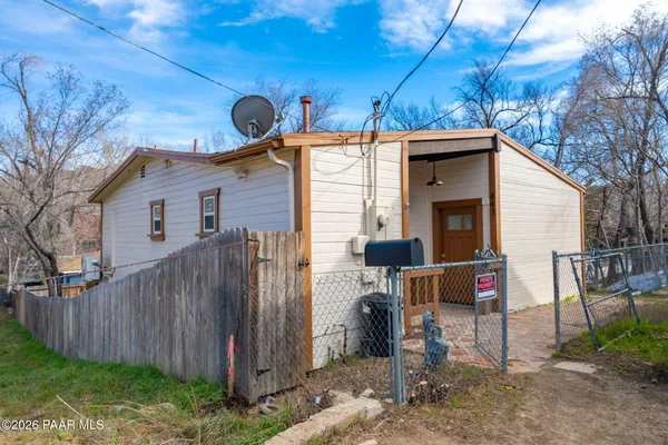 a view of outdoor space and deck