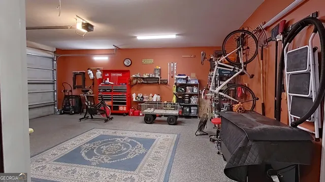 a view of car garage