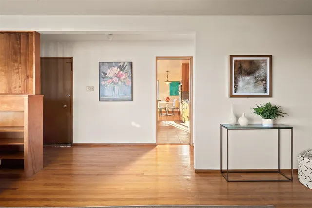 a view interior of the house and wooden floor