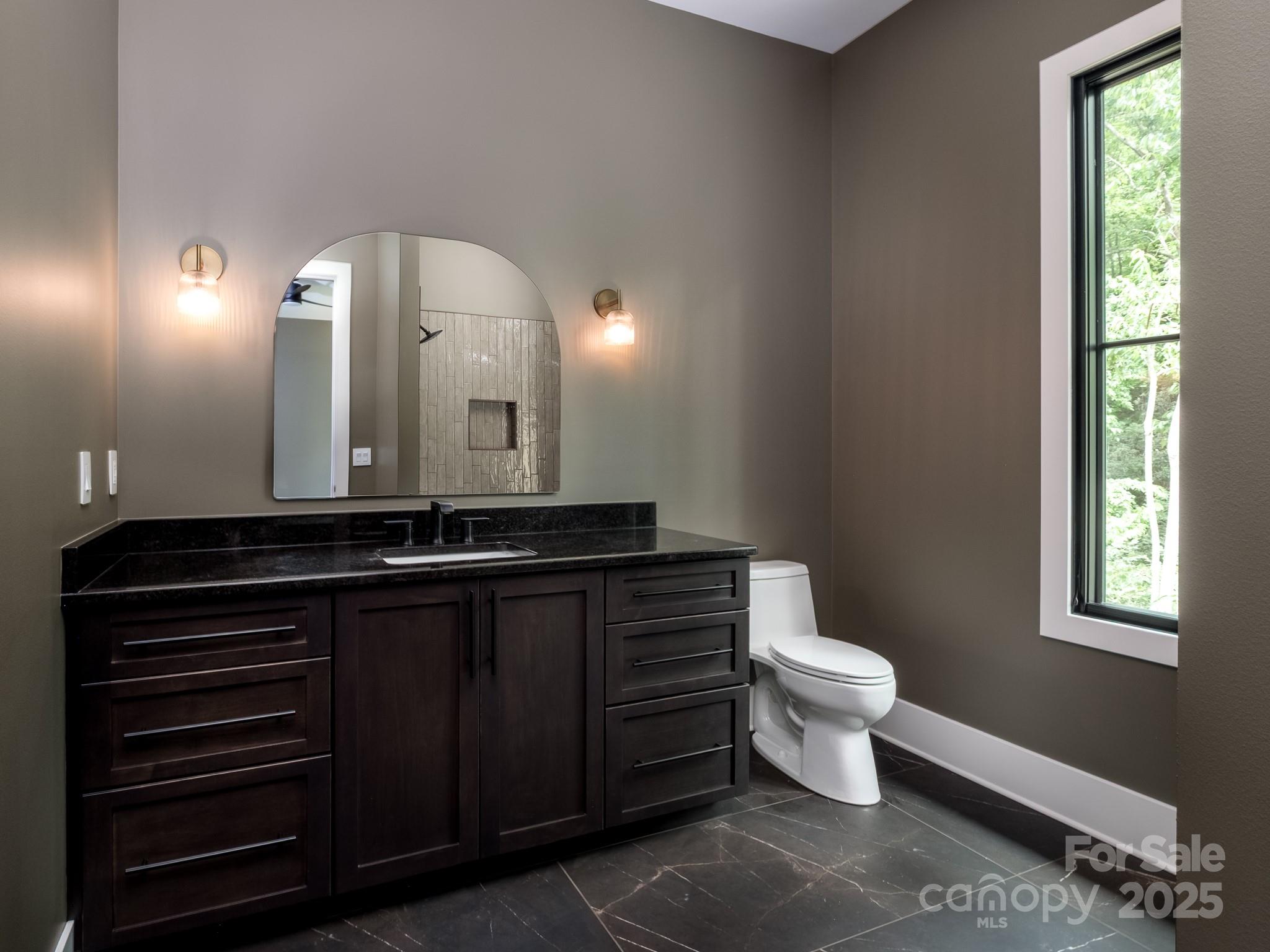 115 Rockbrook Overlook Brevard, NC 28712 - Photo 26 of 33 a bathroom with a toilet sink and mirror