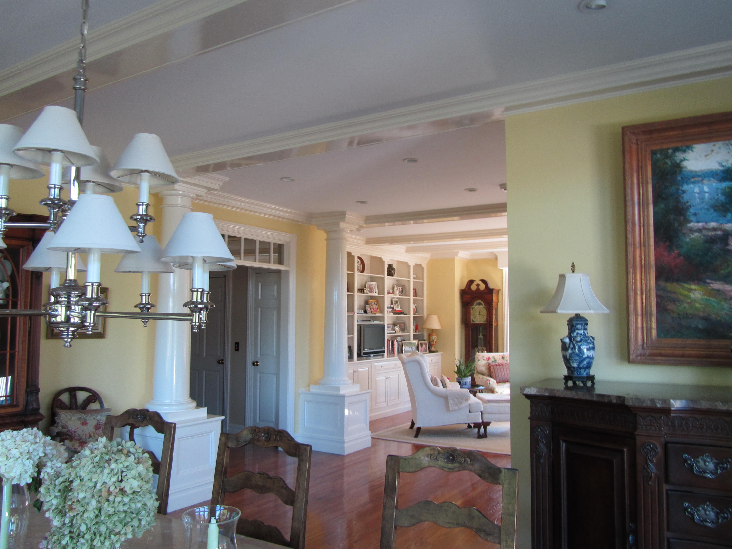 130 Main Street Osterville, MA 02655 - Photo 17 of 34 a living room with furniture and a chandelier