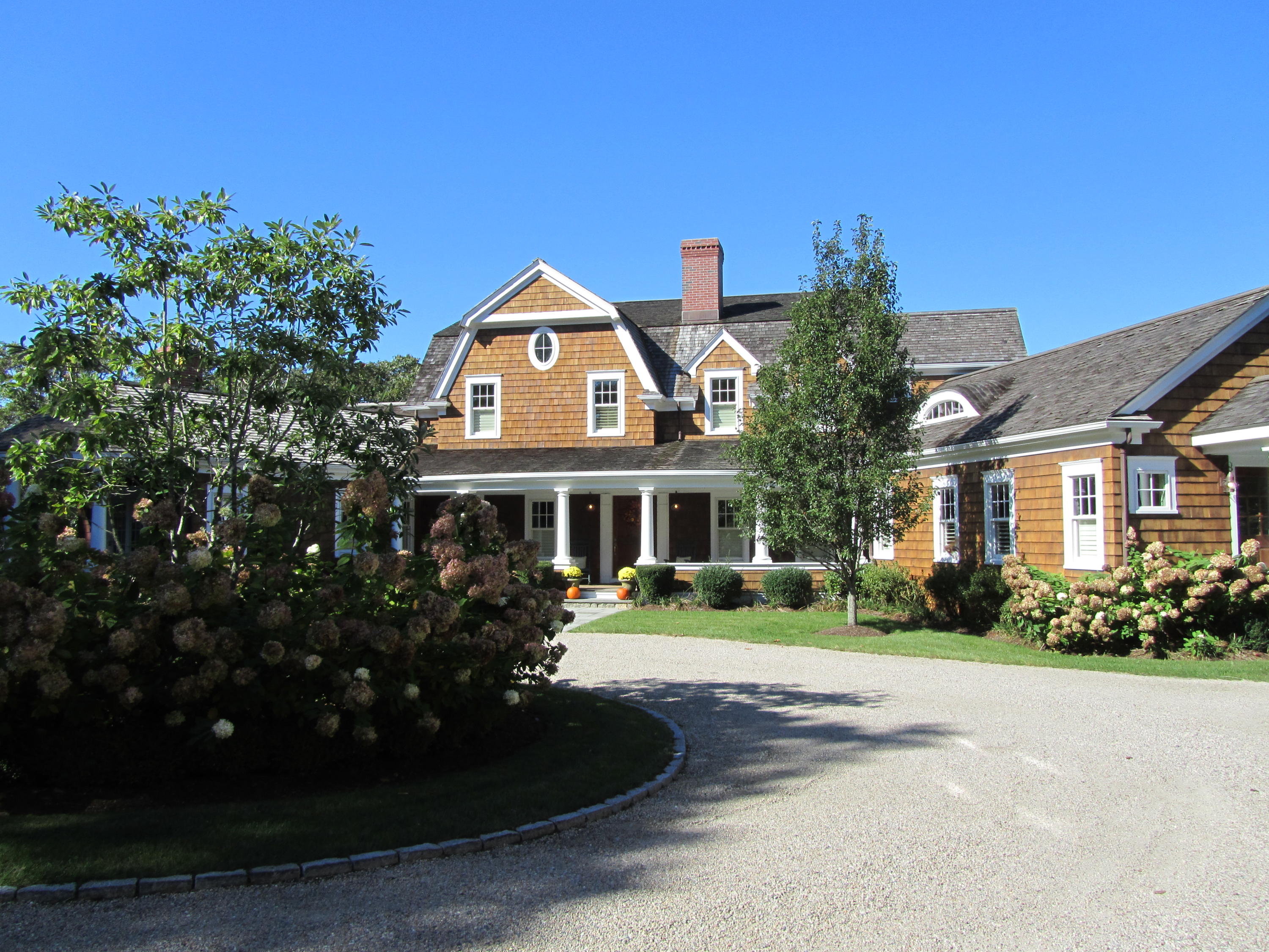 130 Main Street Osterville, MA 02655 - Photo 4 of 34 a front view of house with yard and green space