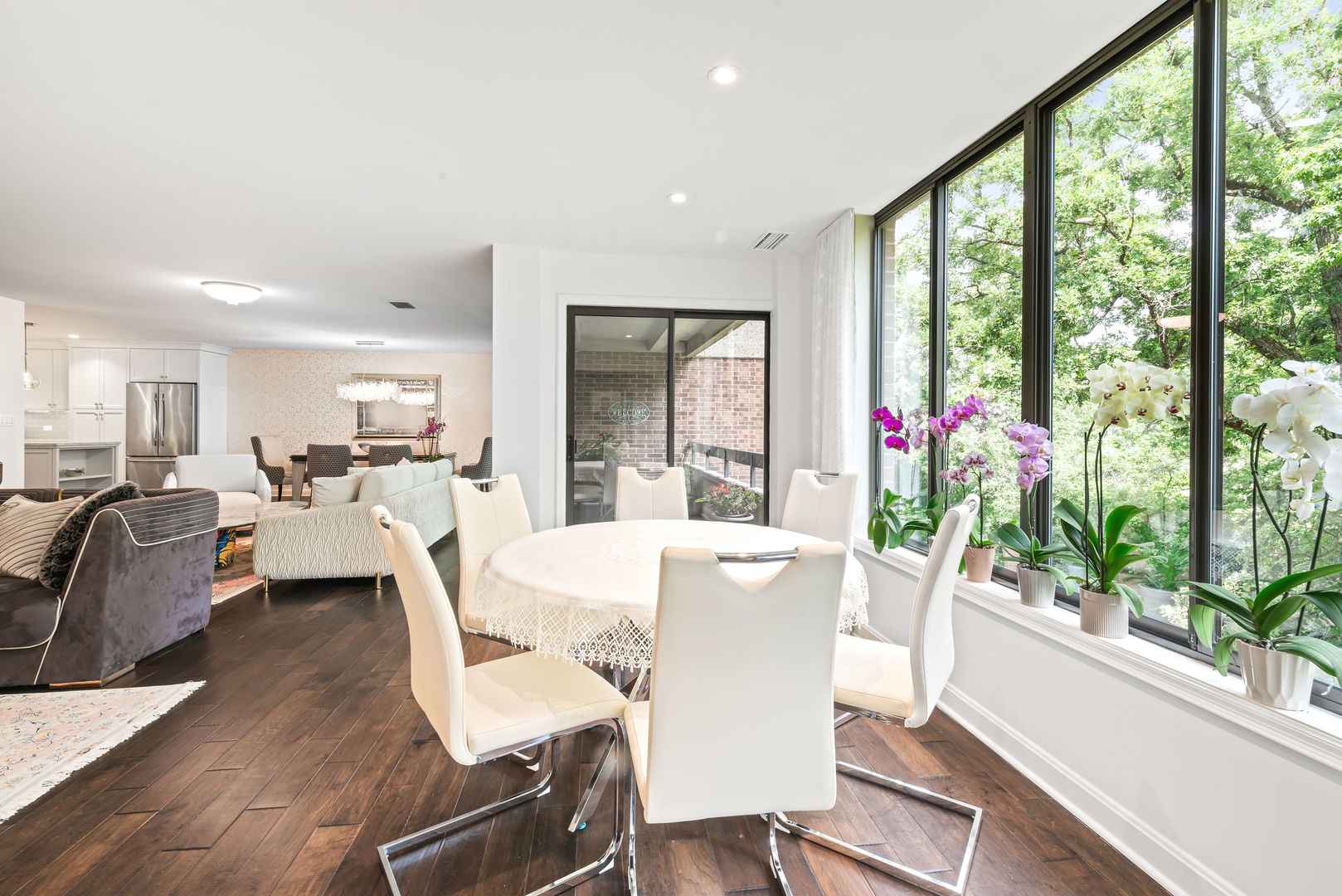 1409 Burr Oak Road, Unit 315A Hinsdale, IL 60521 - Photo 5 of 20 a view of a dining room with furniture window and outside view