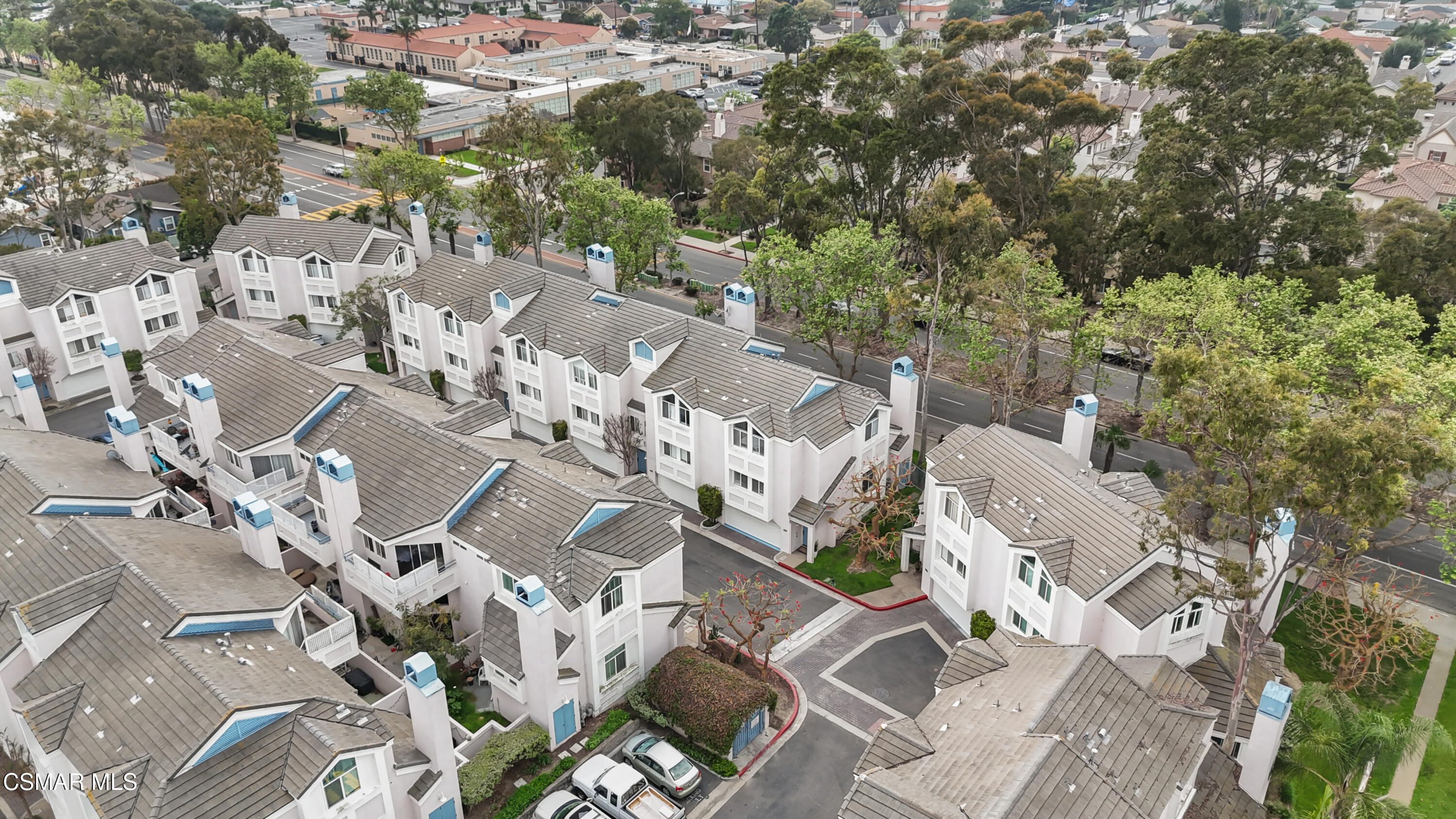 489 4th Place Port Hueneme, CA 93041 - Photo 31 of 34 an aerial view of a residential houses with outdoor space