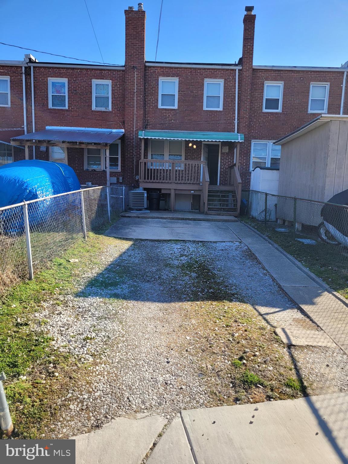 7564 Westfield Road Baltimore, MD 21222 - Photo 4 of 12 REAR DECK , INCLUDING REAR PARKING