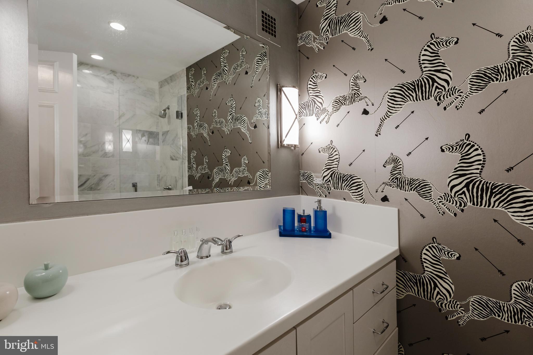 2700 Calvert Street Northwest, Unit 217 Washington, DC 20008 - Photo 13 of 36 a bathroom with a sink and a mirror